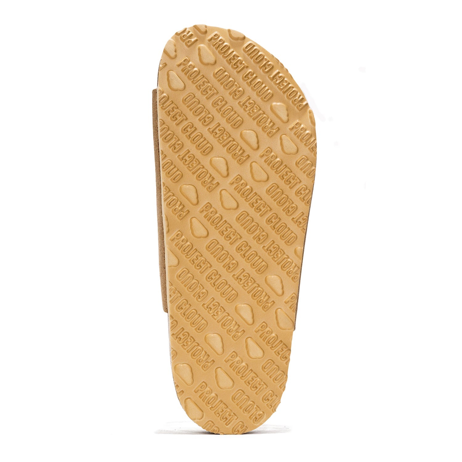 Project Cloud Capri sandal sole featuring ProjectPlush technology, cork footbed, and brand logo details.
