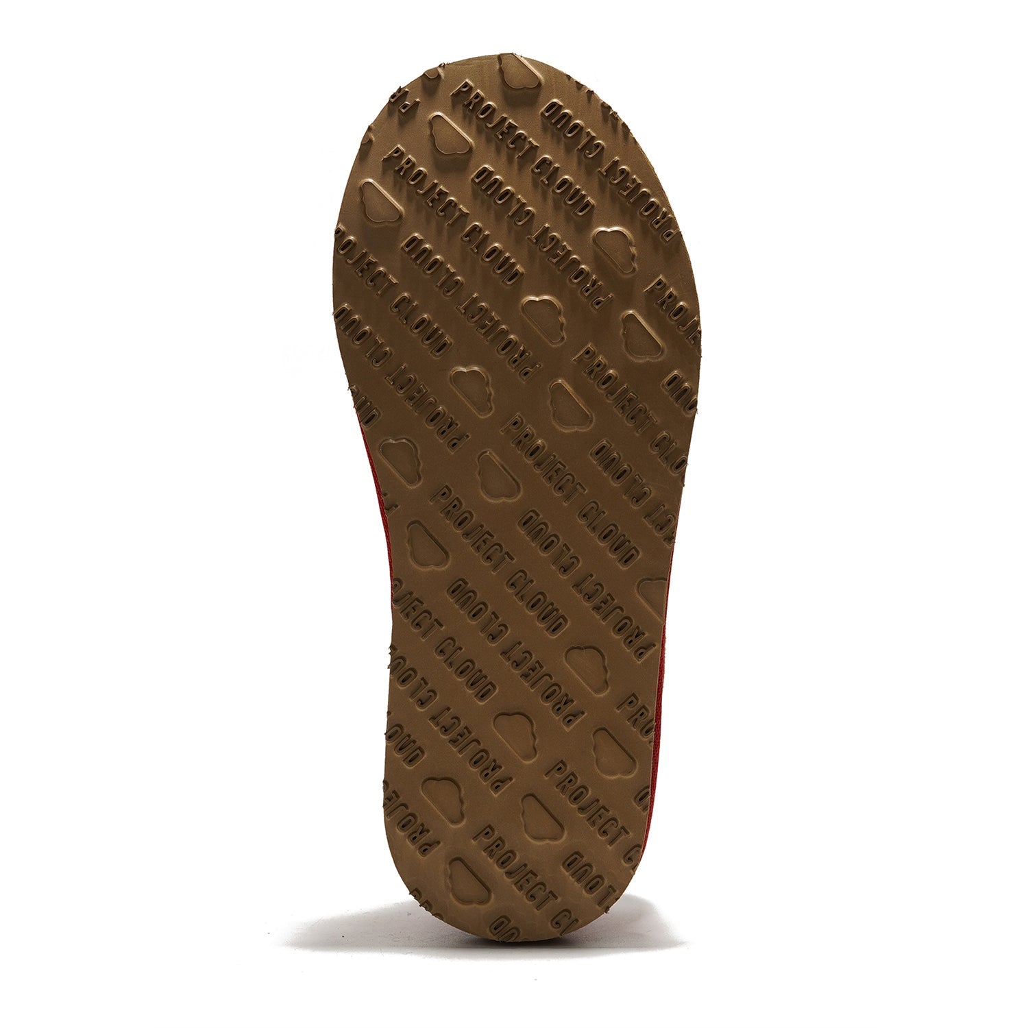 Project Cloud Nerita slipper sole, non-slip rubber sole with branding.