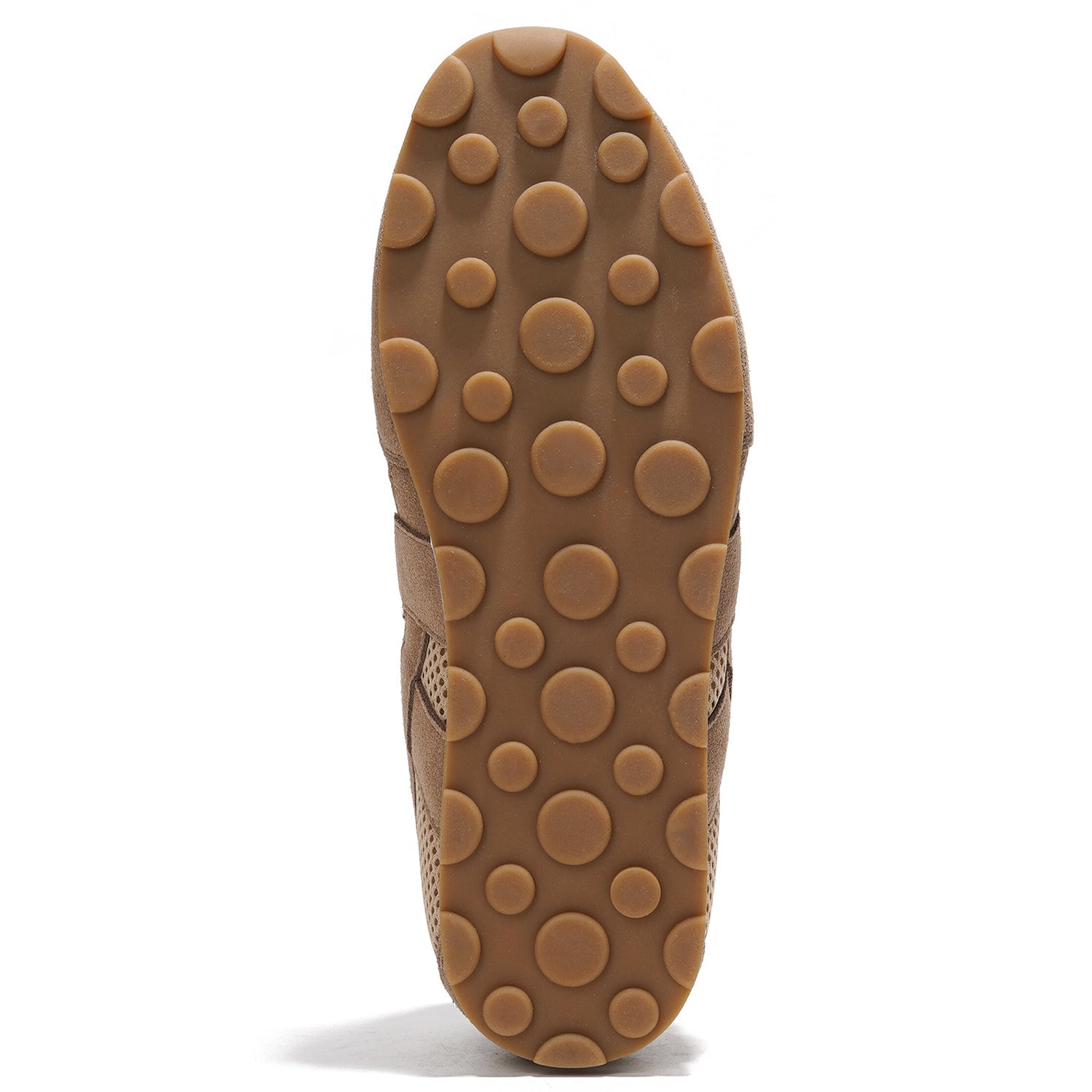 Project Cloud "Tiger" taupe sneaker sole with anti-slip design for traction and safety.