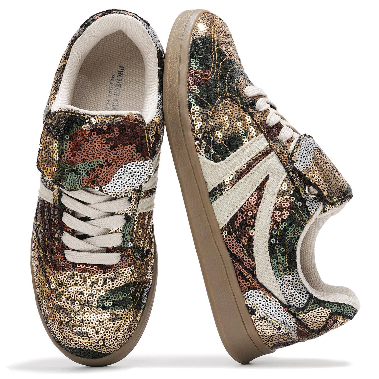 Sequin Project Cloud Madrid women's sneakers with memory foam, non-slip soles