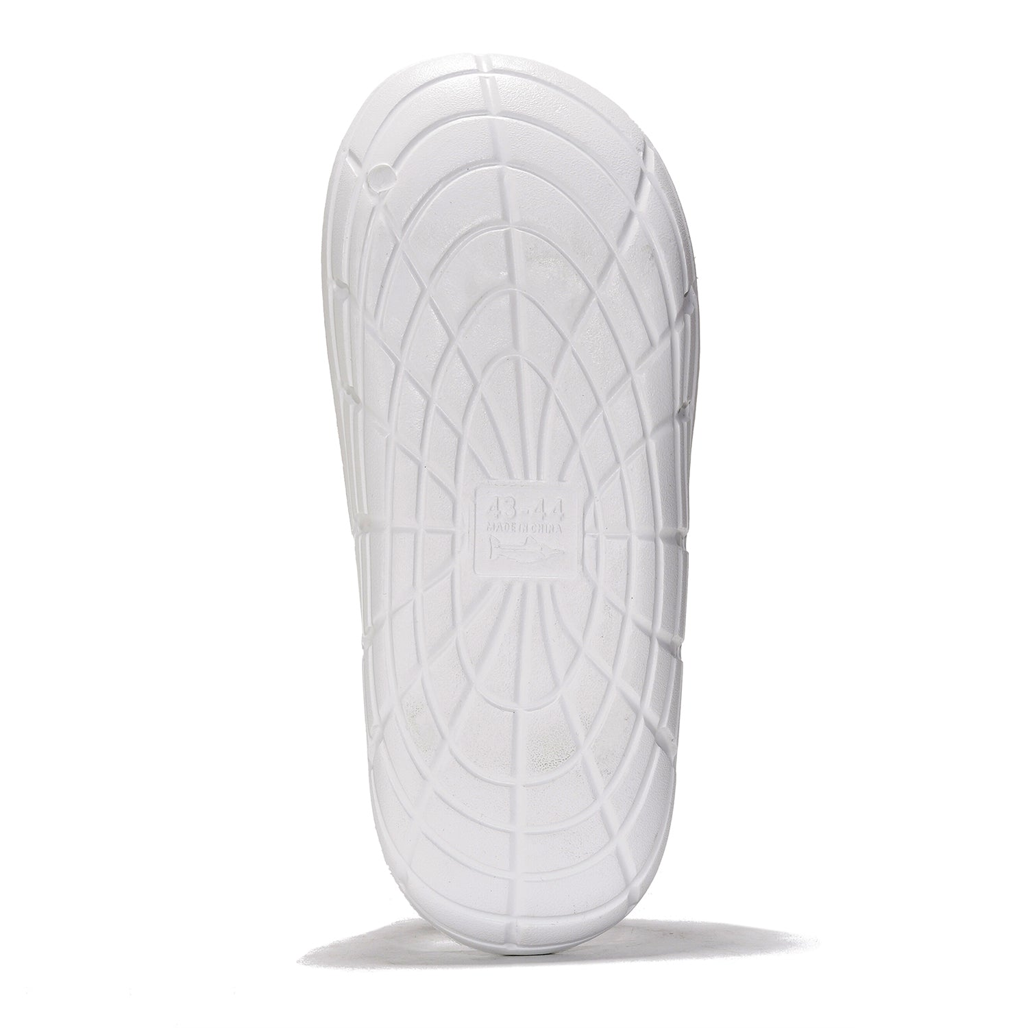 Project Cloud Dean white sandal sole, lightweight and flexible latex EVA construction, anti-slip design.