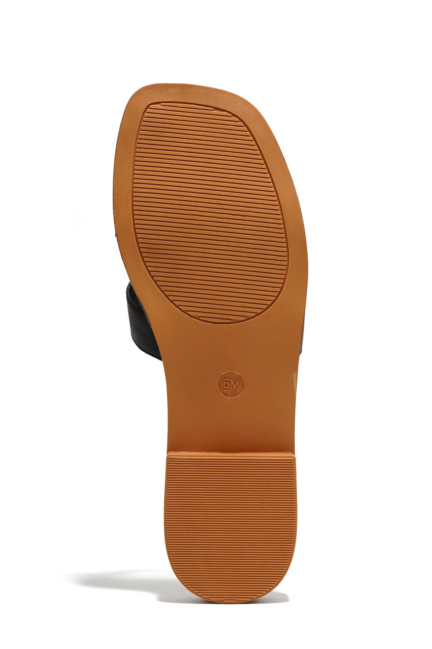 Project Cloud Jannel Women's Summer Sandals - Detail of non-slip rubber sole and size marking (6M)