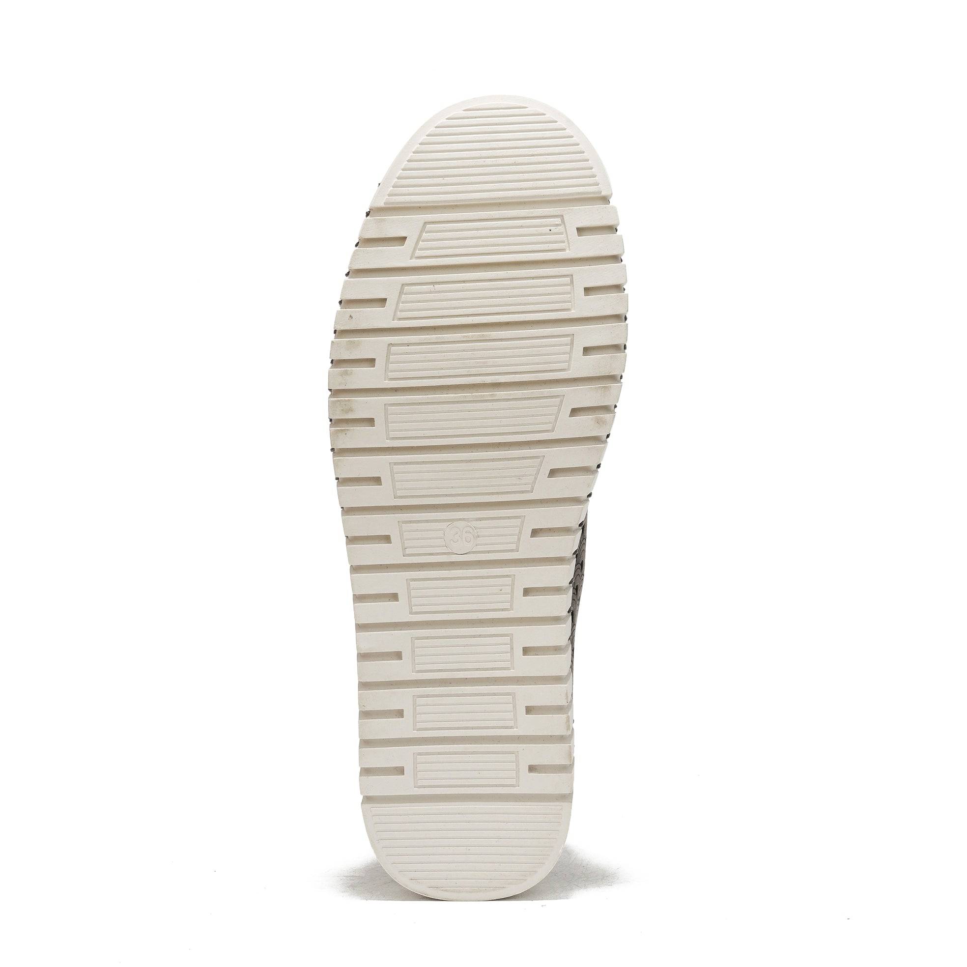 Project Cloud Lily loafers outsole, textured off-white rubber sole with size 36, perfect for women's slip-on shoes