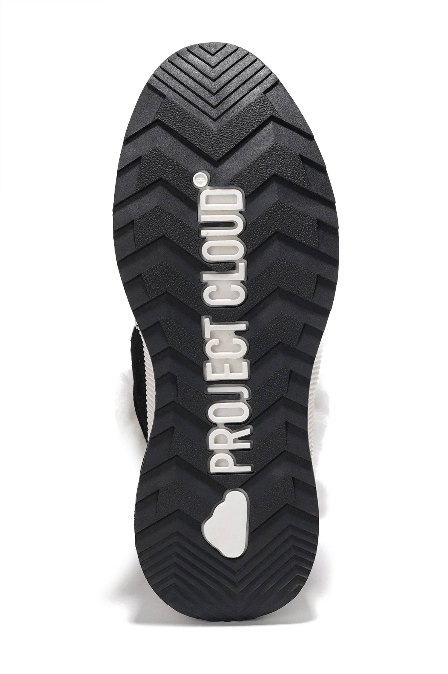 Project Cloud Terina Boots sole detail, waterproof and non-slip design.